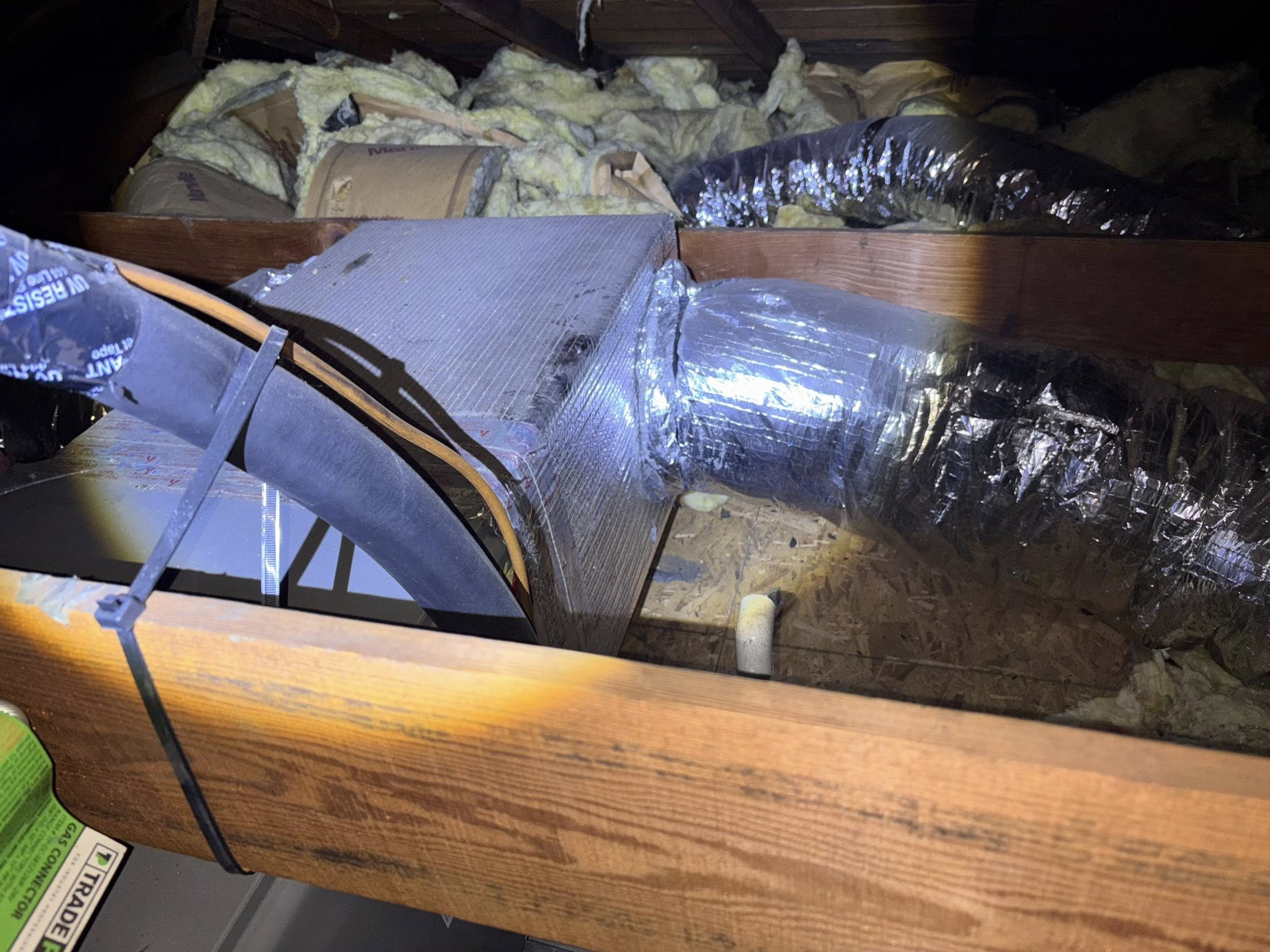 Duct work installation